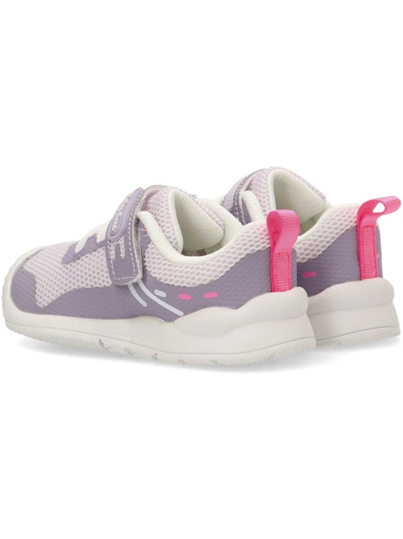 Baskets plates décontractées pour filles - chetto Mauve lilas - Kiabi