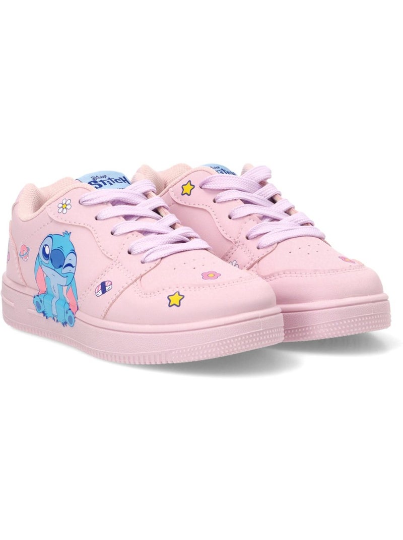 Baskets plates décontractées pour filles - collection luna Mauve lilas - Kiabi