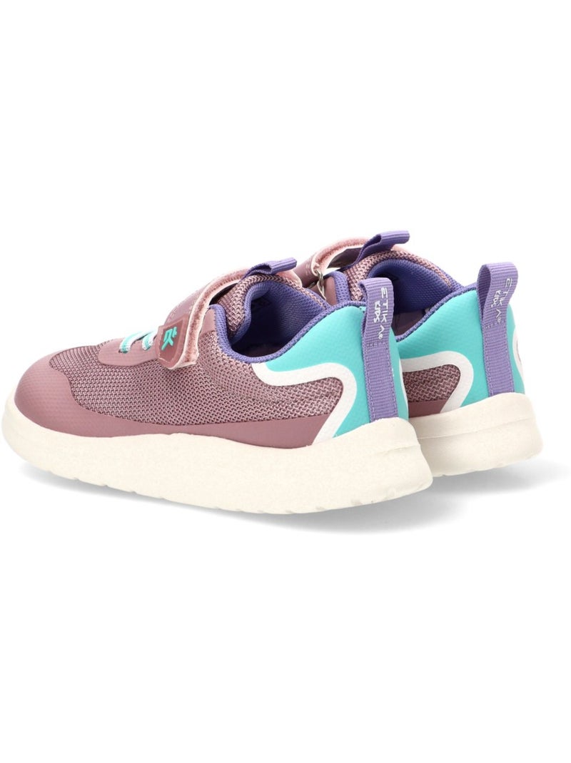 Baskets plates éco-responsables/barefoot pour filles - etika Mauve - Kiabi