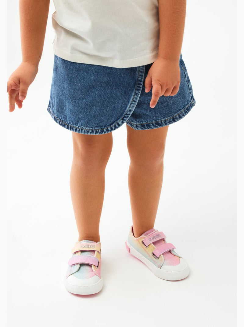 Baskets plates pour filles respectueuses/pieds nus - conguitos Multicolore - Kiabi