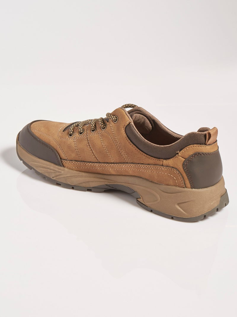 Baskets plein air style sportswear - AFIBEL Marron - Kiabi