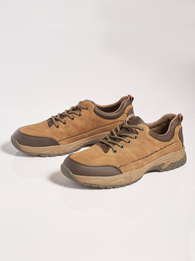 Baskets plein air style sportswear - AFIBEL Marron - Kiabi