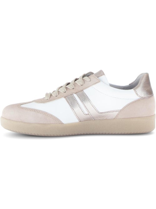 Baskets poudré en cuir et nubuck - Kiabi Baskets poudré en cuir et nubuck - Kiabi