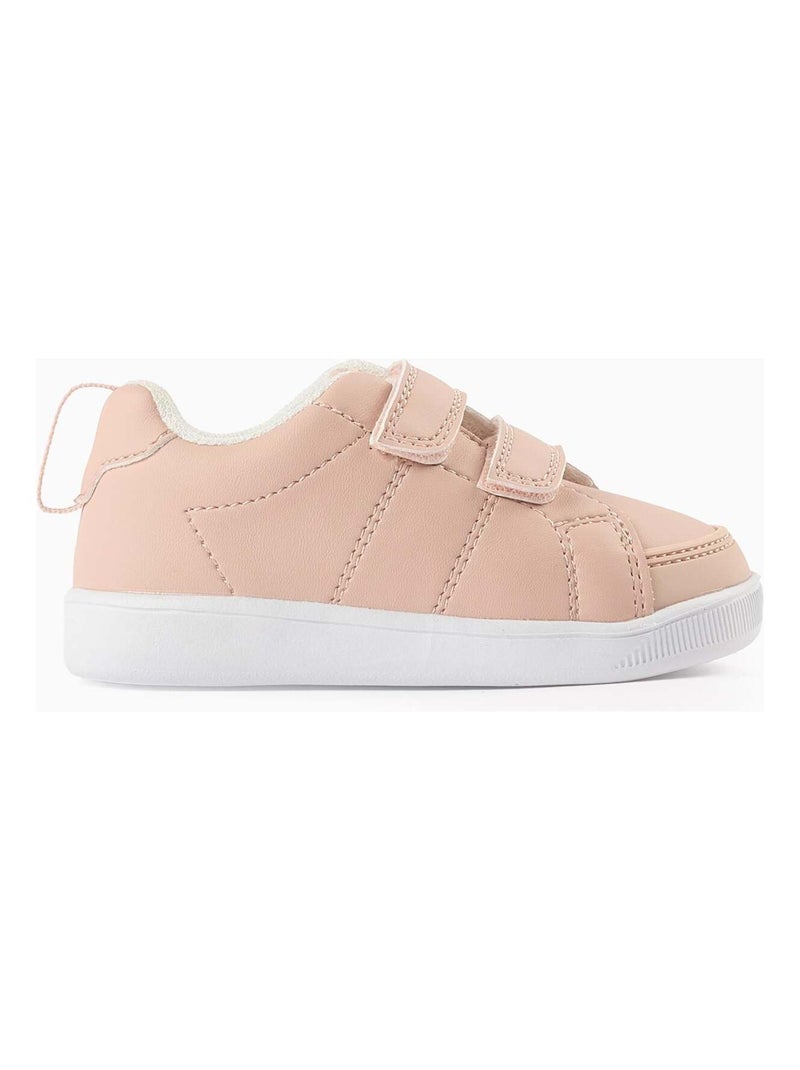 Baskets Premiers Pas Rose clair - Kiabi