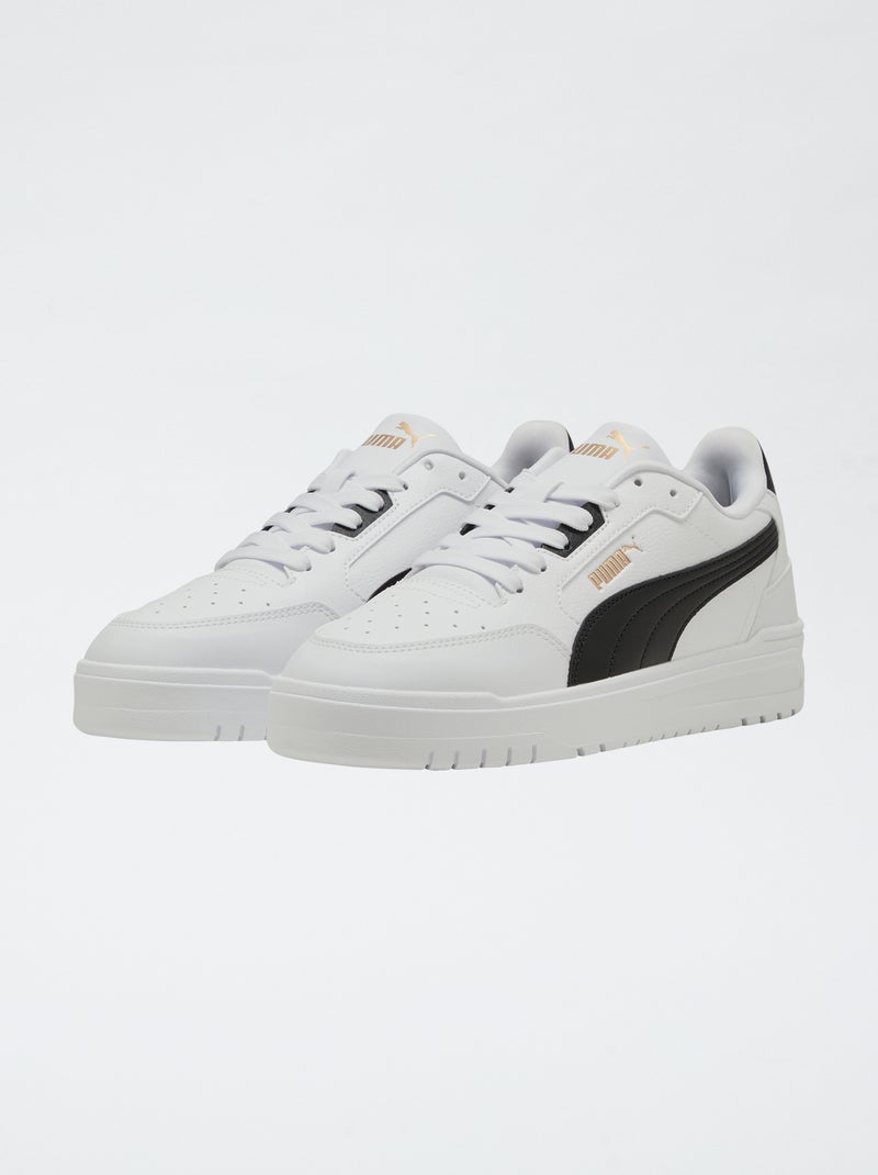 Baskets 'Puma' à lacets Blanc - Kiabi