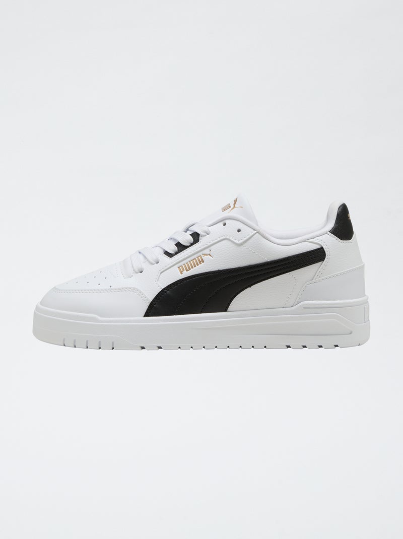Baskets 'Puma' à lacets Blanc - Kiabi