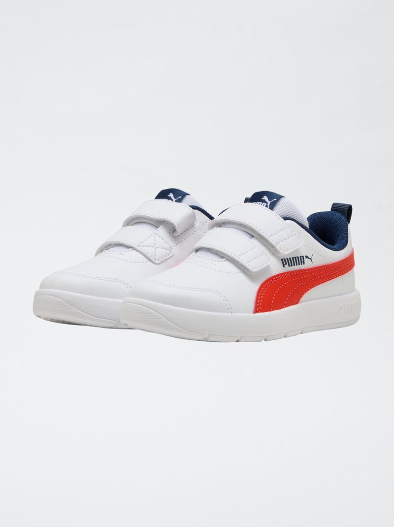 Baskets 'PUMA' à scratchs Blanc - Kiabi