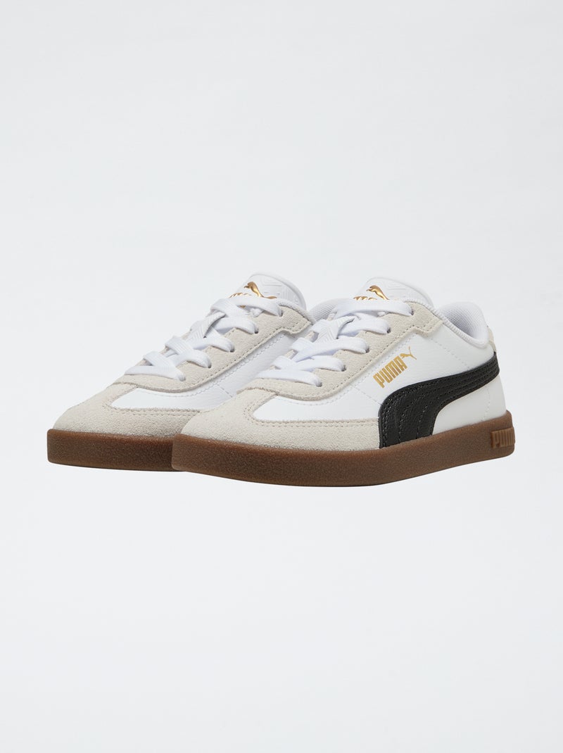 Baskets 'PUMA' à scratchs Blanc - Kiabi