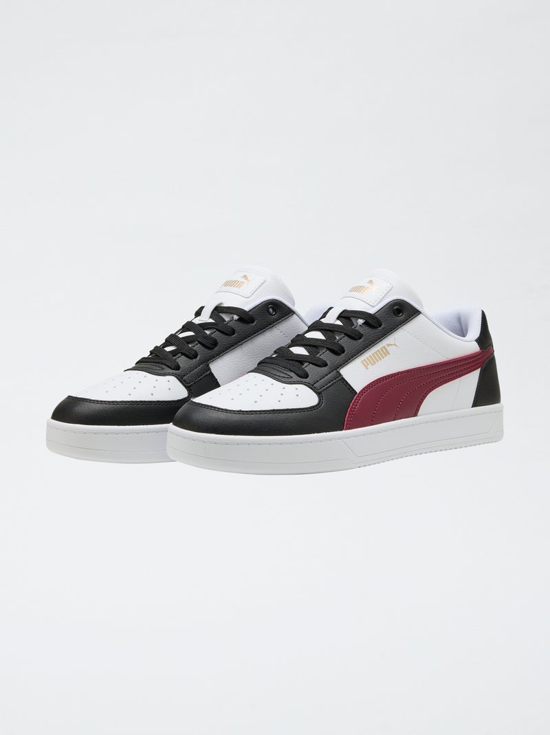 Baskets 'Puma' bicolore Blanc/noir - Kiabi