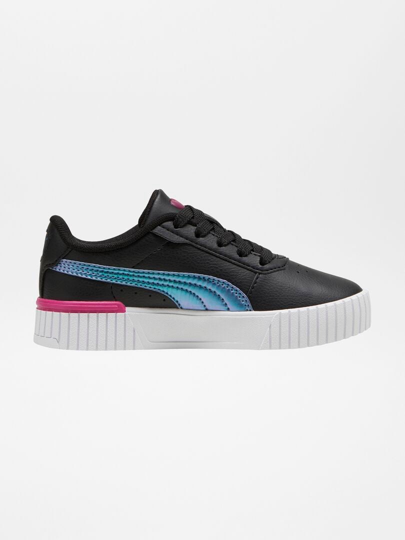 Baskets 'Puma' 'Carina' en simili noir - Kiabi