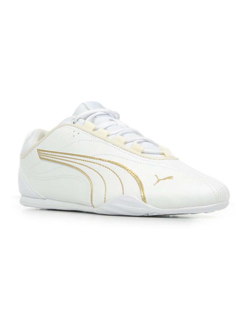 Baskets PUMA Catch Soleil Blanc Doré - Kiabi