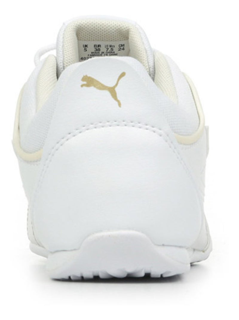 Baskets PUMA Catch Soleil Blanc Doré - Kiabi