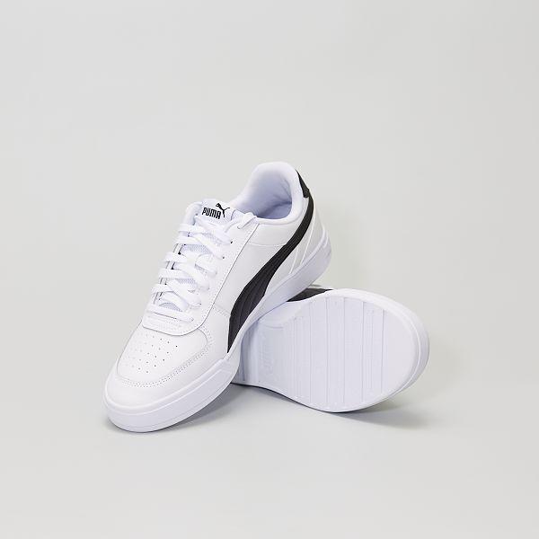 Baskets 'Puma' 'Caven' homme - blanc/noir - Kiabi - 48,00€