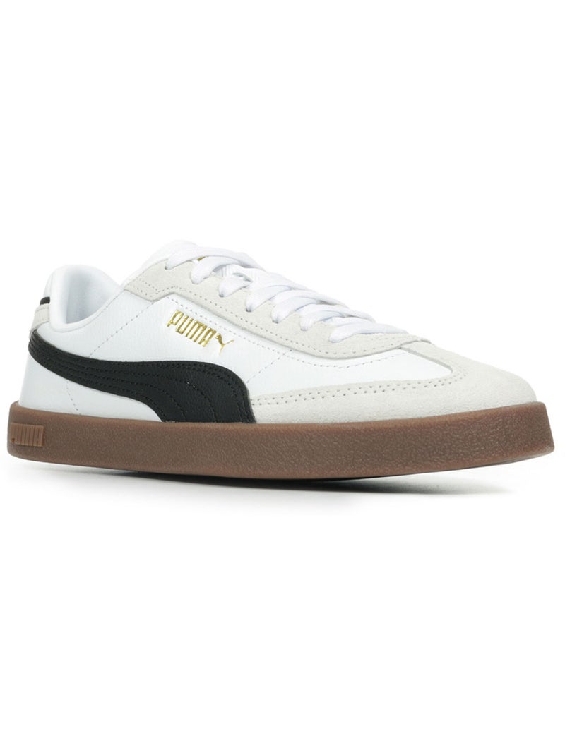 Baskets PUMA Club II Era Blanc Beige Noir - Kiabi