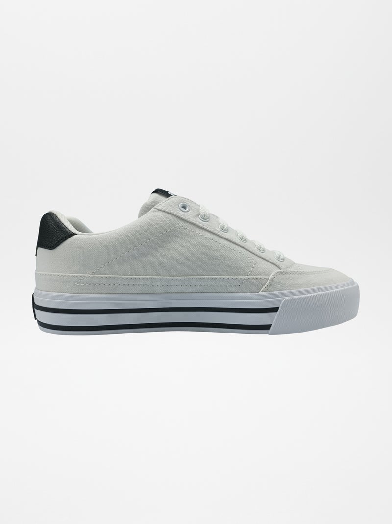 Baskets 'Puma' 'court classique vulc' Blanc - Kiabi