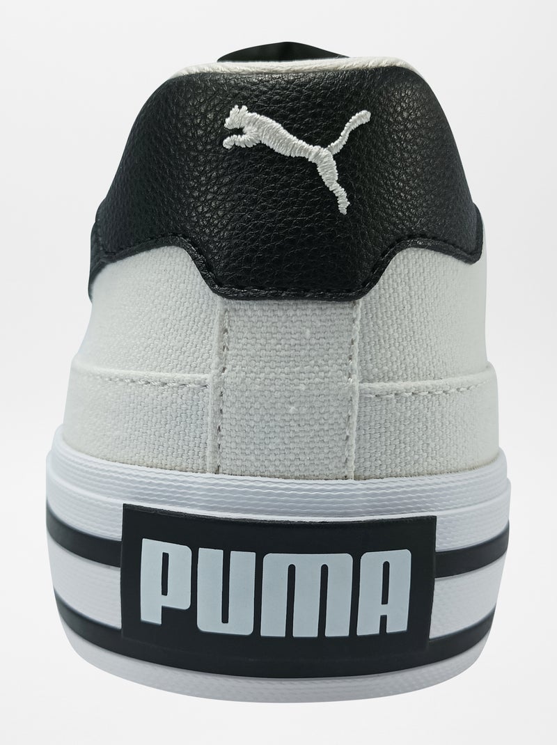 Baskets 'Puma' 'court classique vulc' Blanc - Kiabi