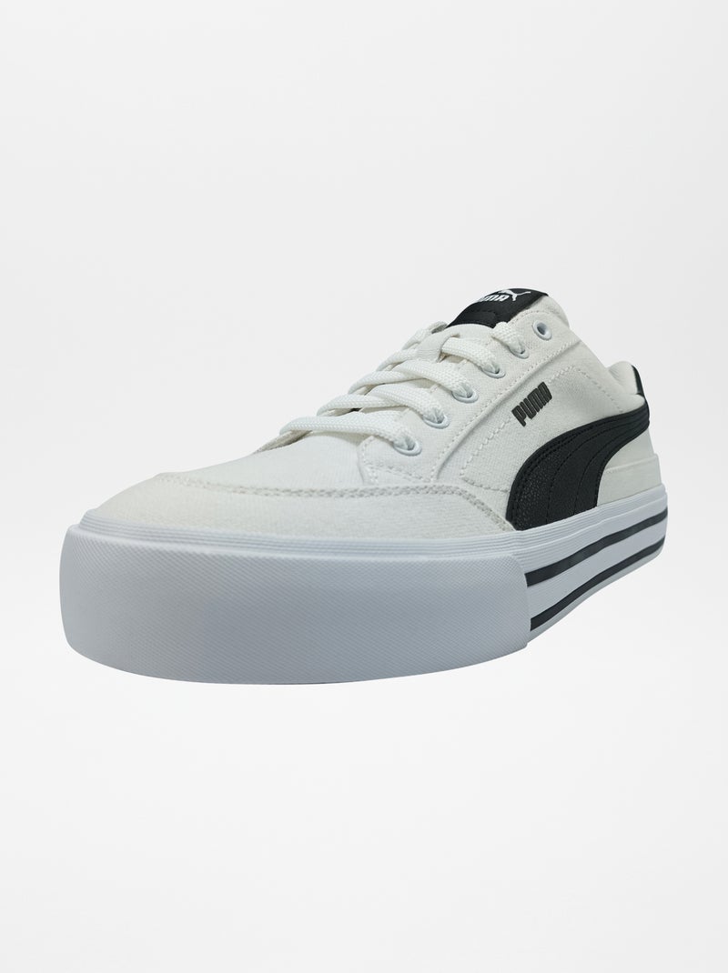 Baskets 'Puma' 'court classique vulc' Blanc - Kiabi