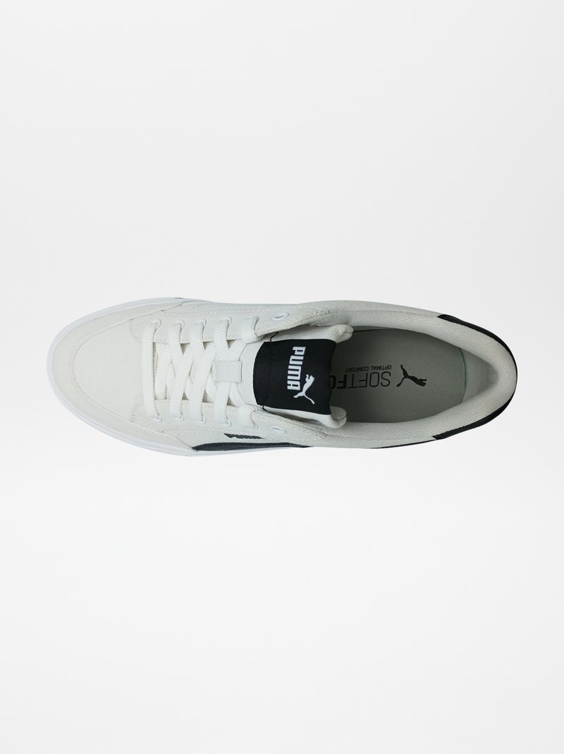 Baskets 'Puma' 'court classique vulc' Blanc - Kiabi