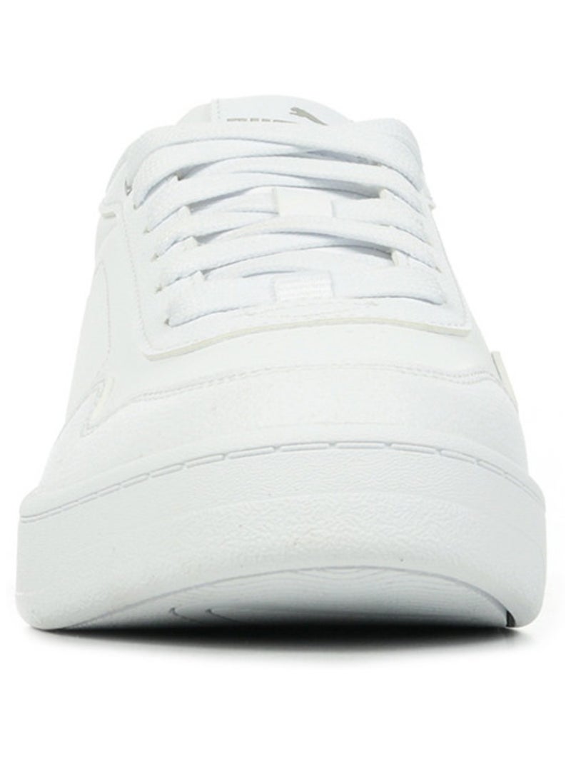Baskets PUMA Court Classy Blanc Argenté - Kiabi