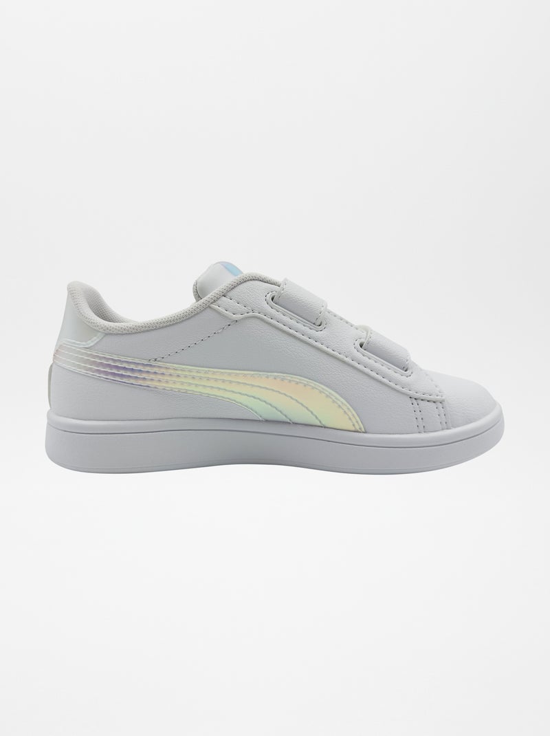 Baskets 'Puma' holographiques blanc - Kiabi