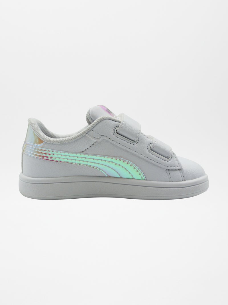 Baskets 'Puma' holographiques blanc - Kiabi