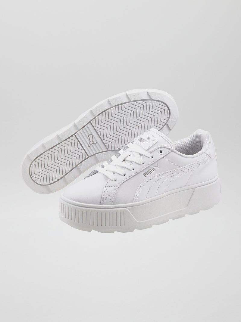 Baskets 'Puma' 'Karmen' semelle épaisses Blanc - Kiabi