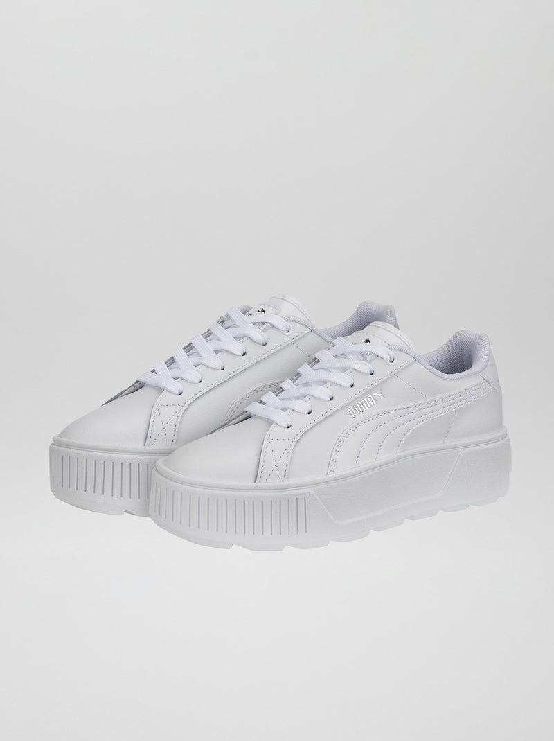 Baskets 'Puma' 'Karmen' semelles épaisses Blanc - Kiabi