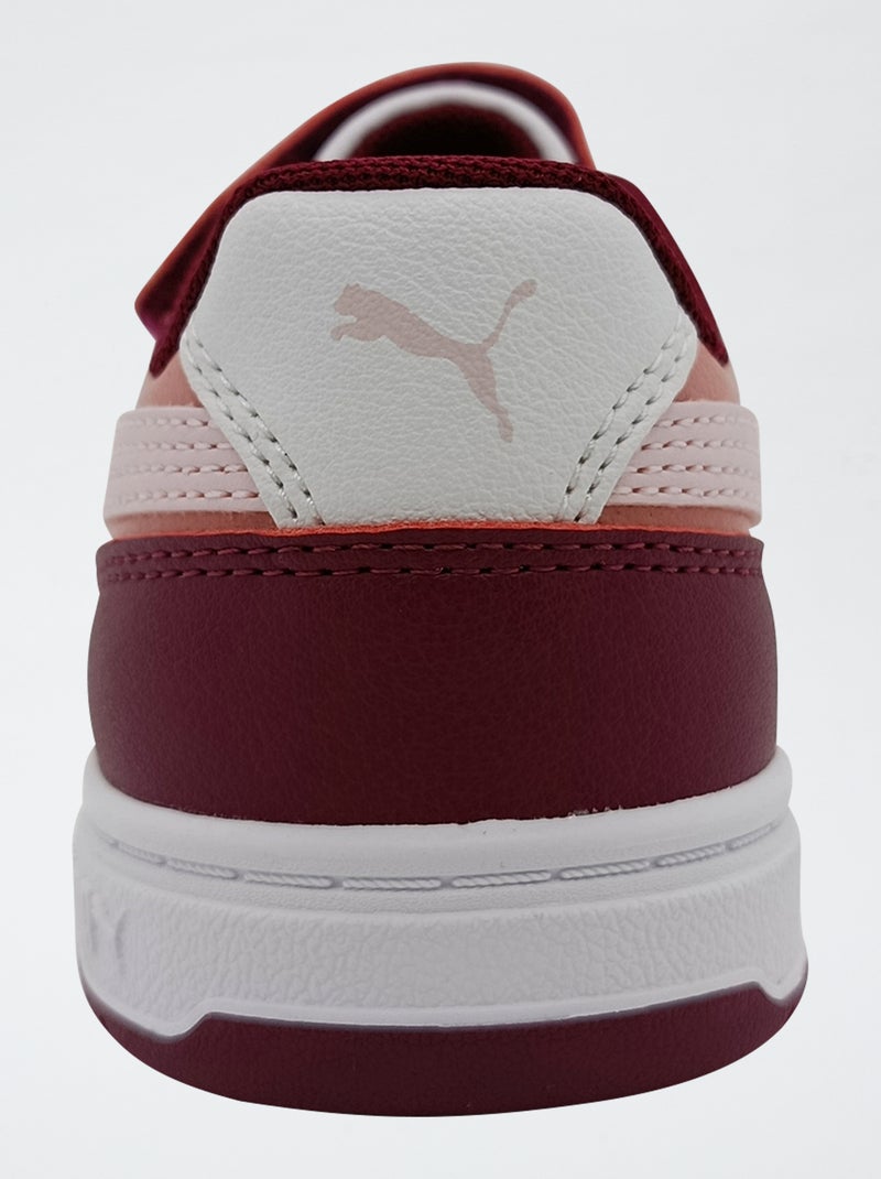 Baskets 'PUMA' lacets et scratchs Rose - Kiabi
