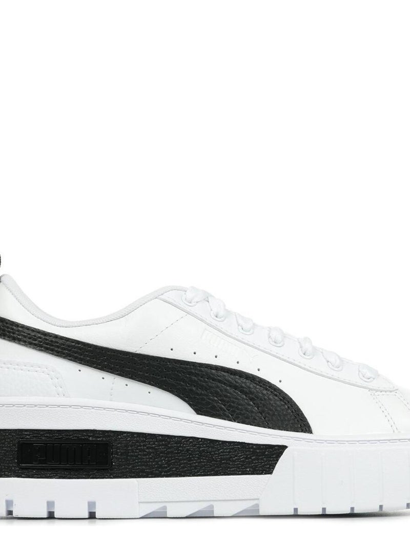 Baskets PUMA Mayze Wedge Blanc Noir - Kiabi