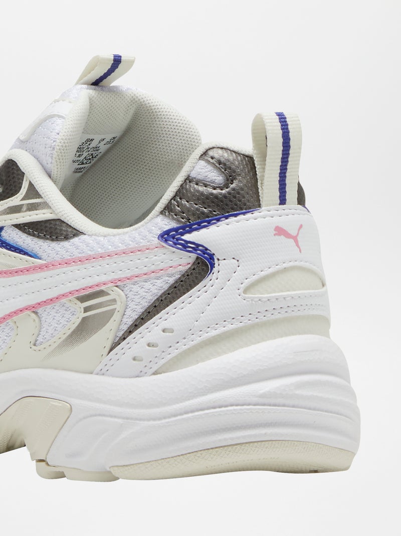 Baskets 'Puma' 'Milenio' tricolore blanc - Kiabi