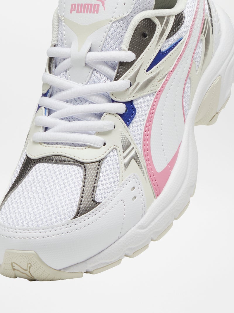 Baskets 'Puma' 'Milenio' tricolore blanc - Kiabi