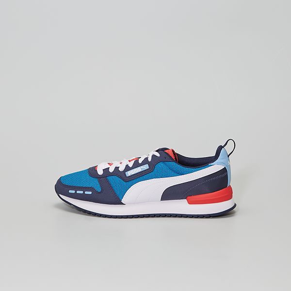 basket puma bleu