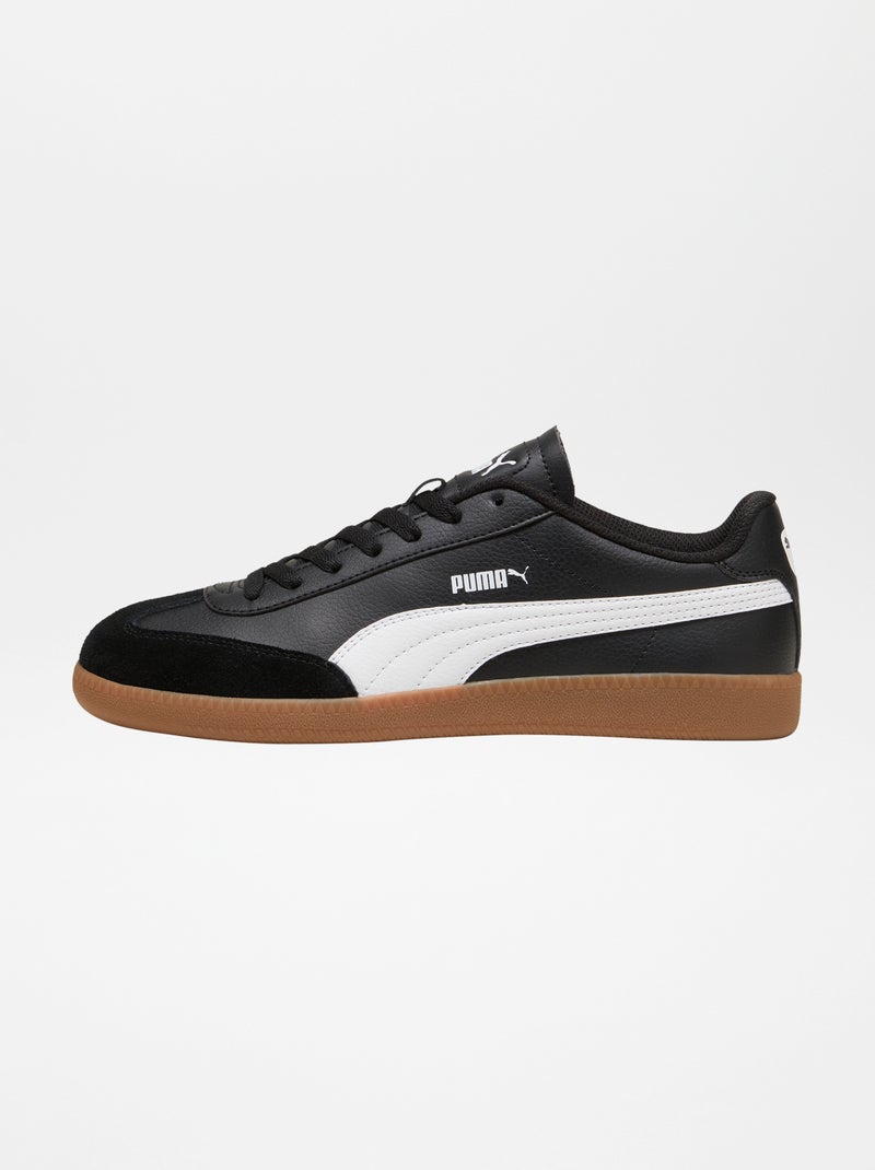 Baskets 'Puma' 'Palermo' bi-matière noir - Kiabi