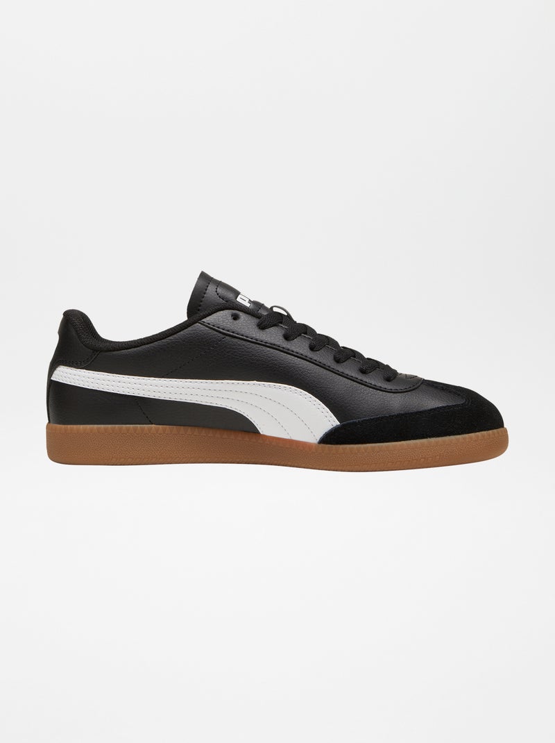 Baskets 'Puma' 'Palermo' bi-matière noir - Kiabi