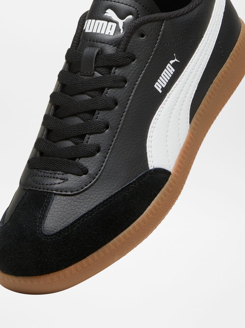 Baskets 'Puma' 'Palermo' bi-matière noir - Kiabi