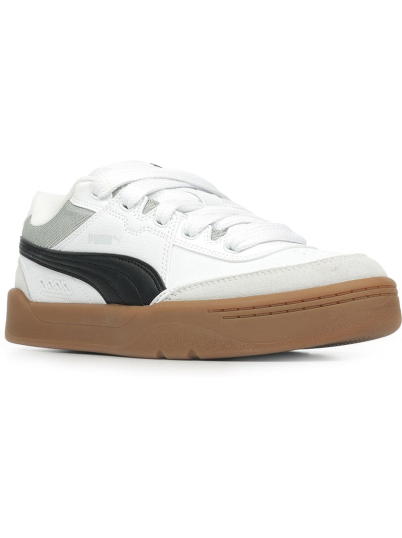 Baskets PUMA Park Lifestyle Sk8 Blanc Noir Gris - Kiabi