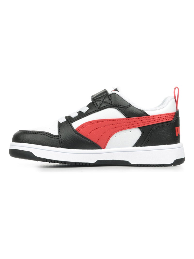 Baskets PUMA Ps Rebound V6 Lo Ac+Ps Blanc Rouge Noir - Kiabi