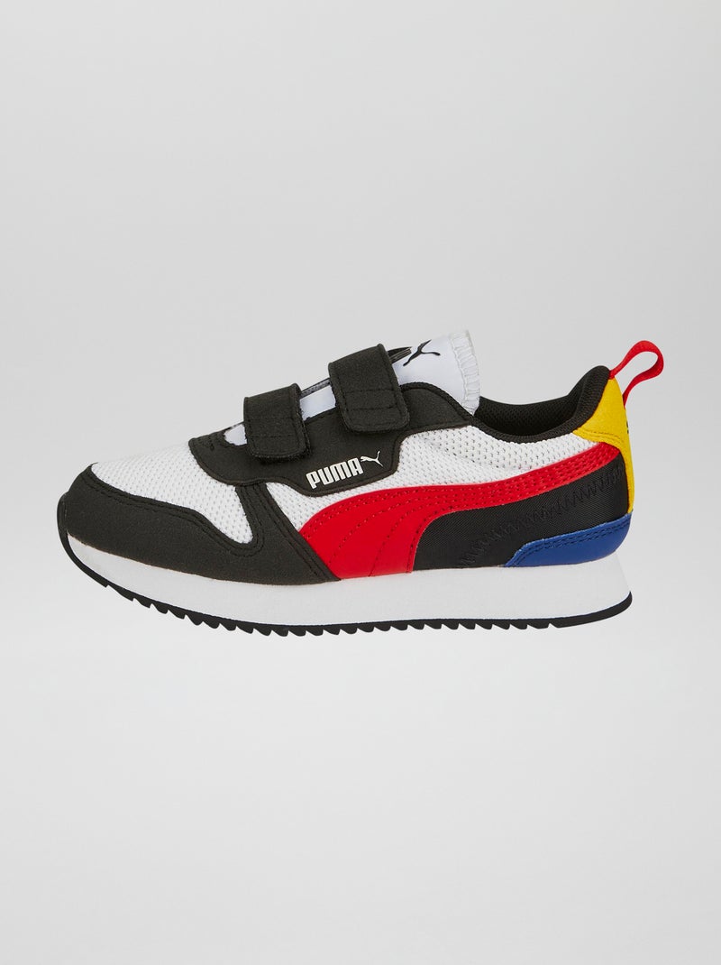 Baskets 'Puma' 'R78' Noir/rouge - Kiabi