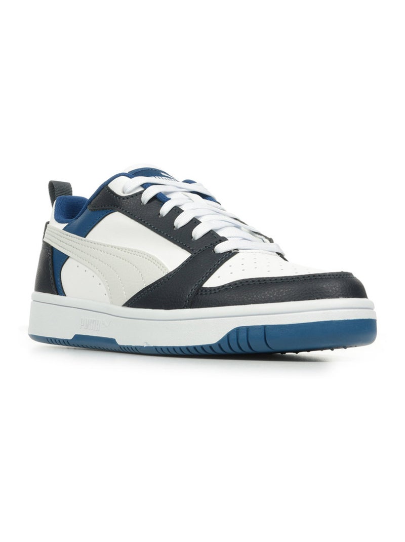Baskets PUMA Rebound V6 Lo Jr Blanc - Kiabi