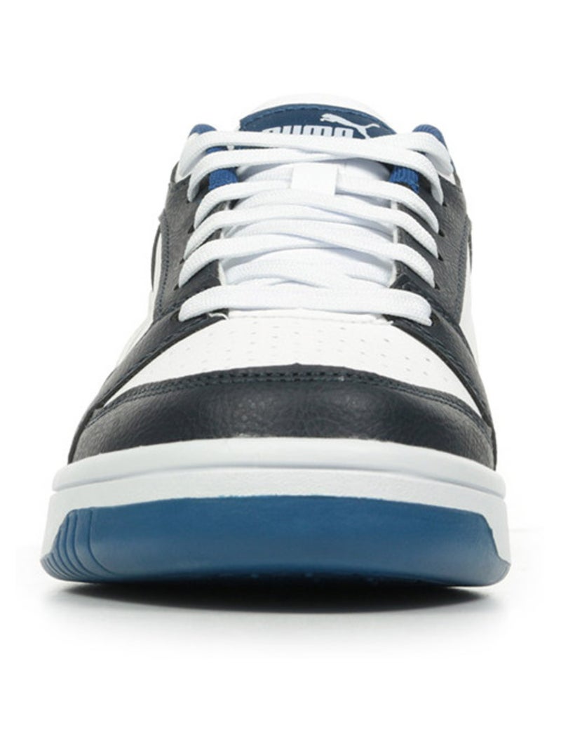 Baskets PUMA Rebound V6 Lo Jr Blanc - Kiabi