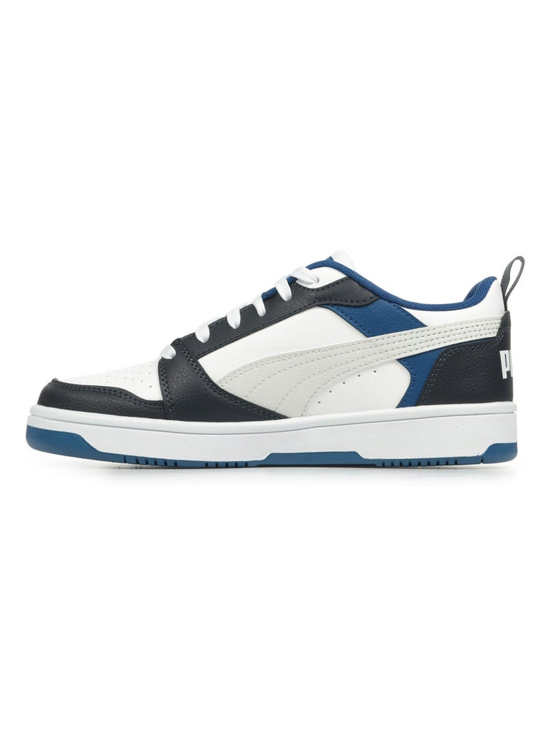 Baskets PUMA Rebound V6 Lo Jr Blanc - Kiabi