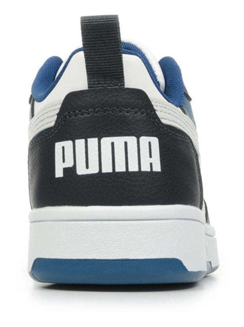Baskets PUMA Rebound V6 Lo Jr Blanc - Kiabi