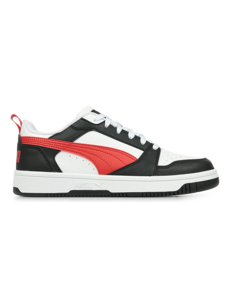 Baskets PUMA Rebound V6 Lo Jr Noir - Kiabi