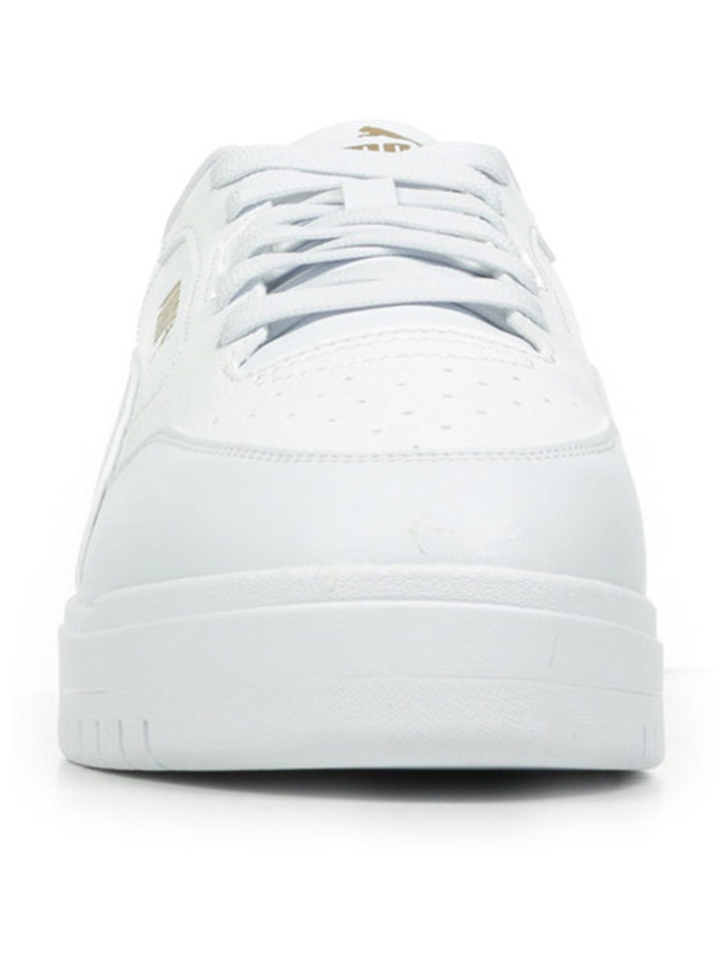 Baskets PUMA Shuffle Downtown Blanc Doré - Kiabi