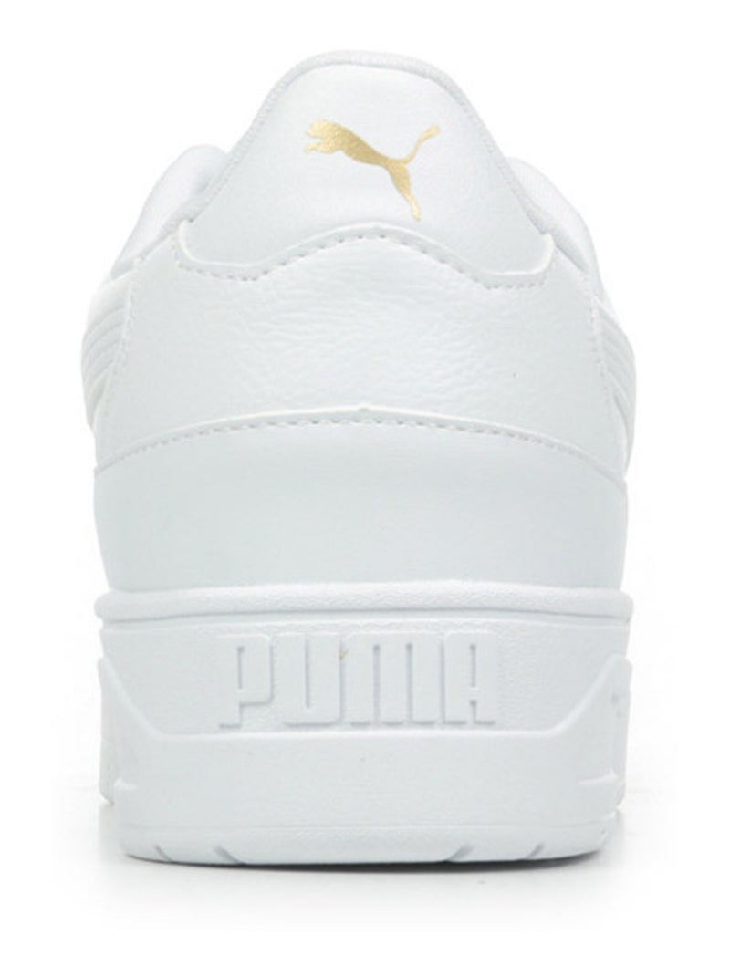 Baskets PUMA Shuffle Downtown Blanc Doré - Kiabi