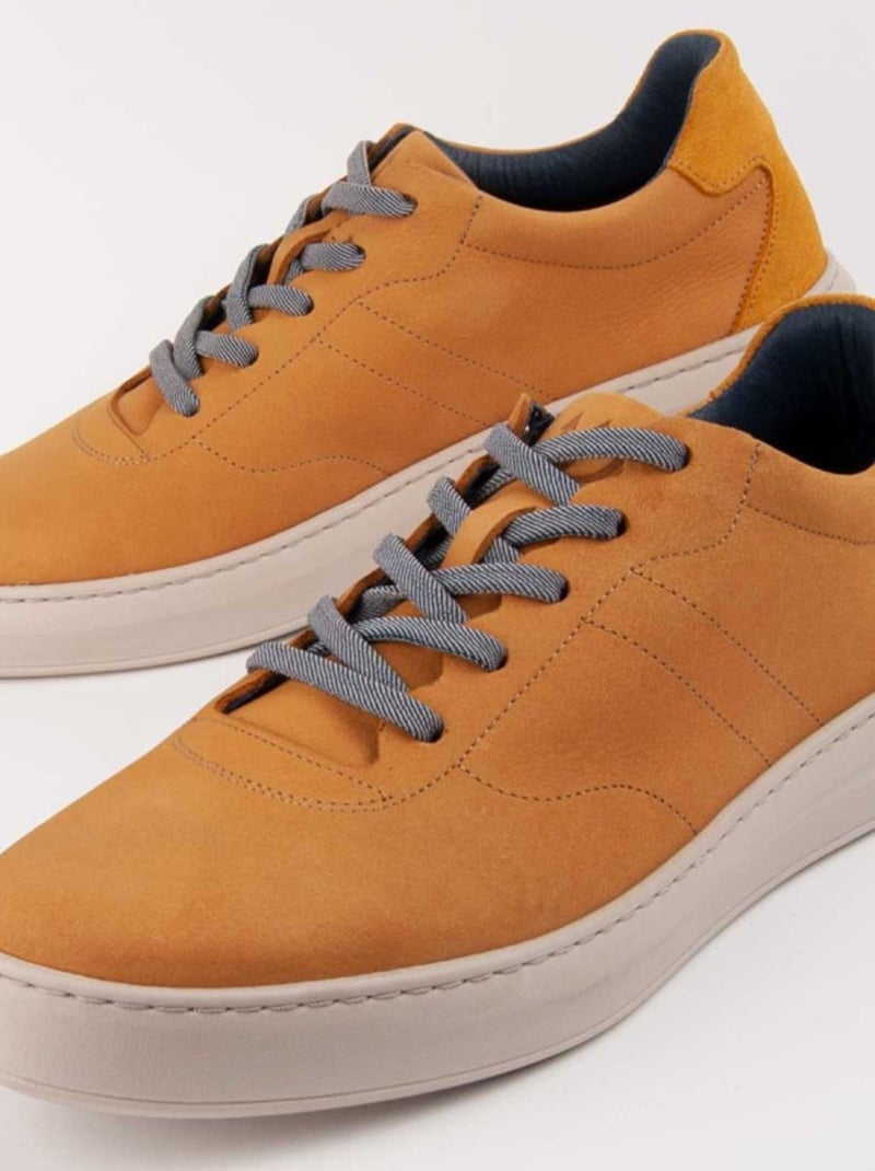 Baskets Purapiel Novas Jaune - Kiabi