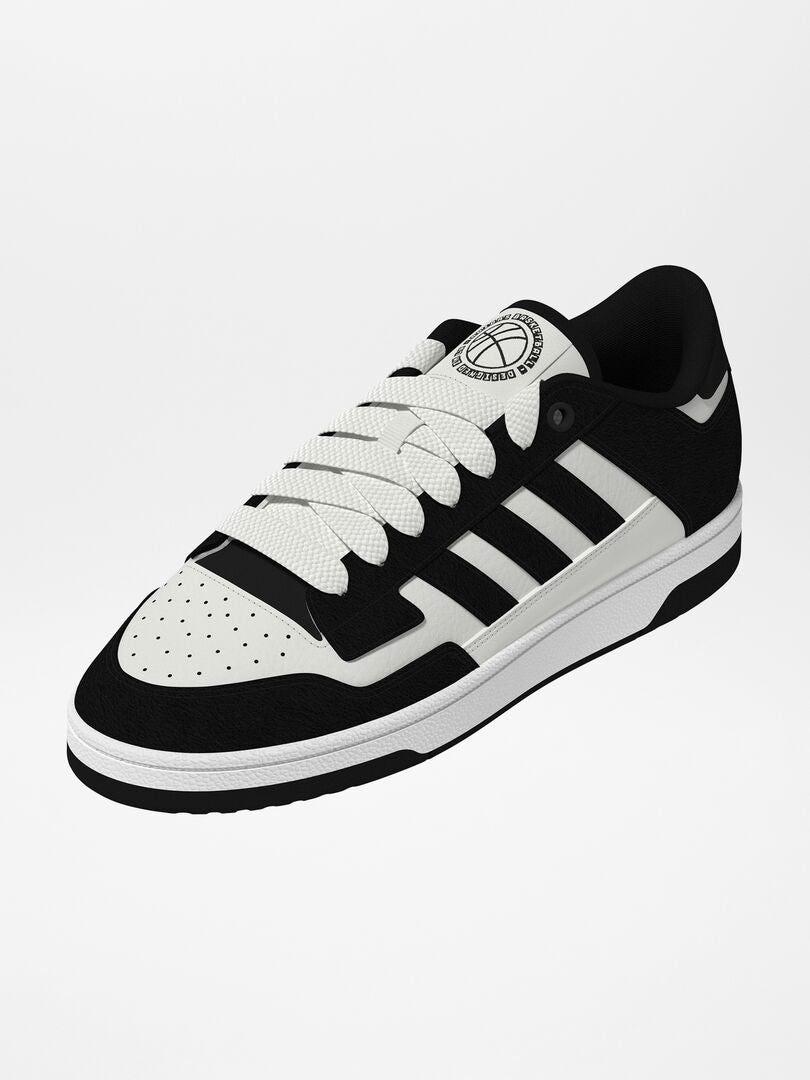 Baskets 'Rapid Court' 'adidas' Blanc/noir - Kiabi