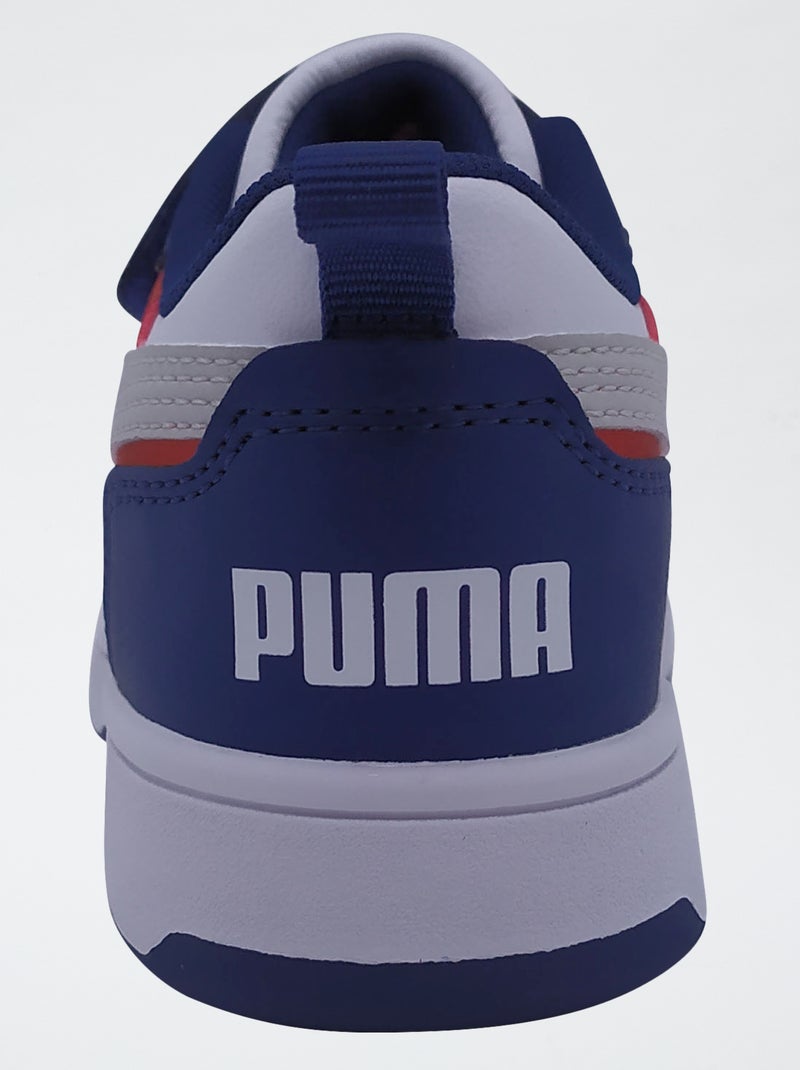 Baskets 'Rebound v6' 'Puma' Blanc/bleu - Kiabi
