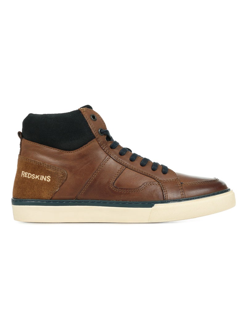 Baskets Redskins Cizain Marron - Kiabi