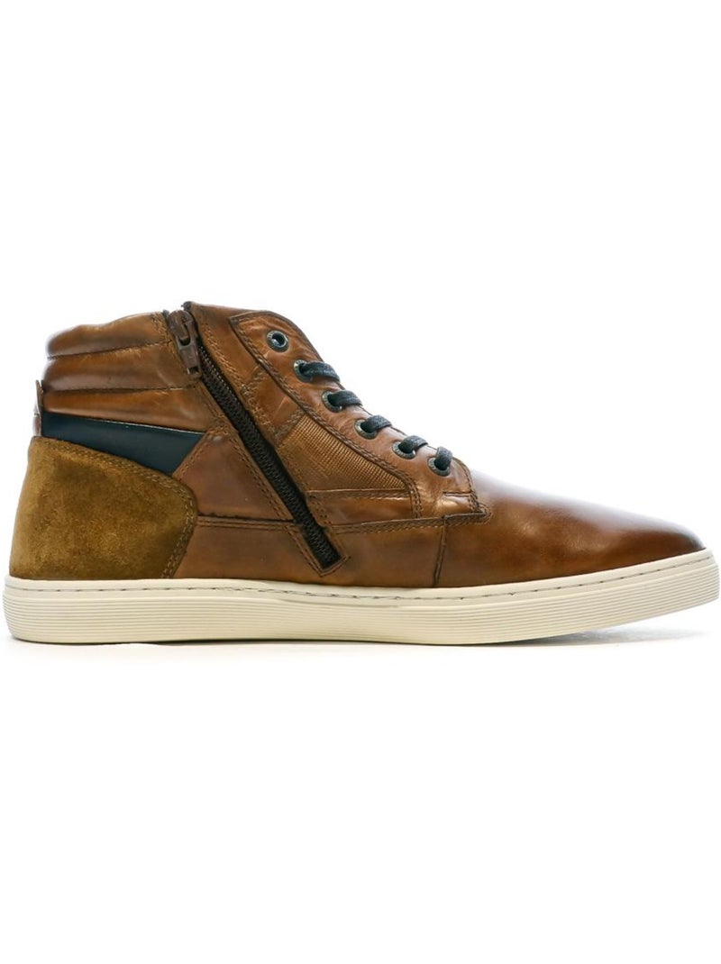 Baskets Redskins Homme Marron cappuccino - Kiabi